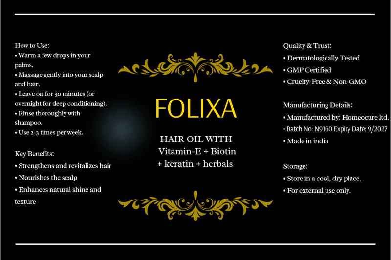 Folixa Hair Oil 100ml